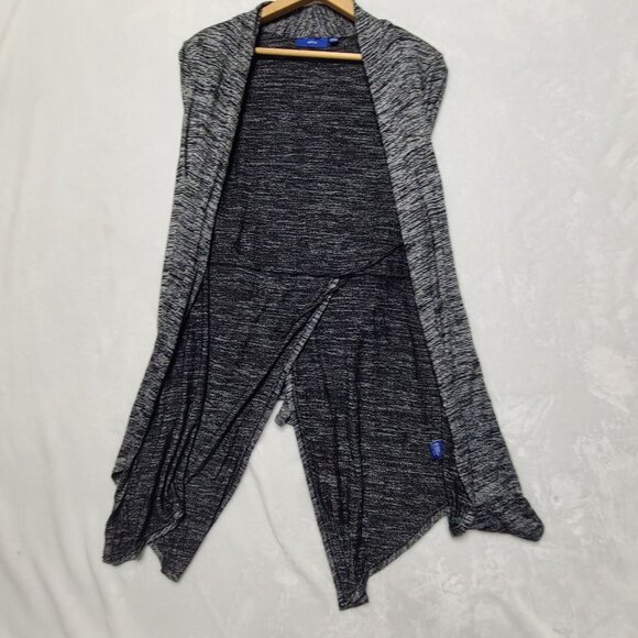 APT.9 Womens Open Front Cardigan Black Marl Sweater Size S - Picture 9 of 9